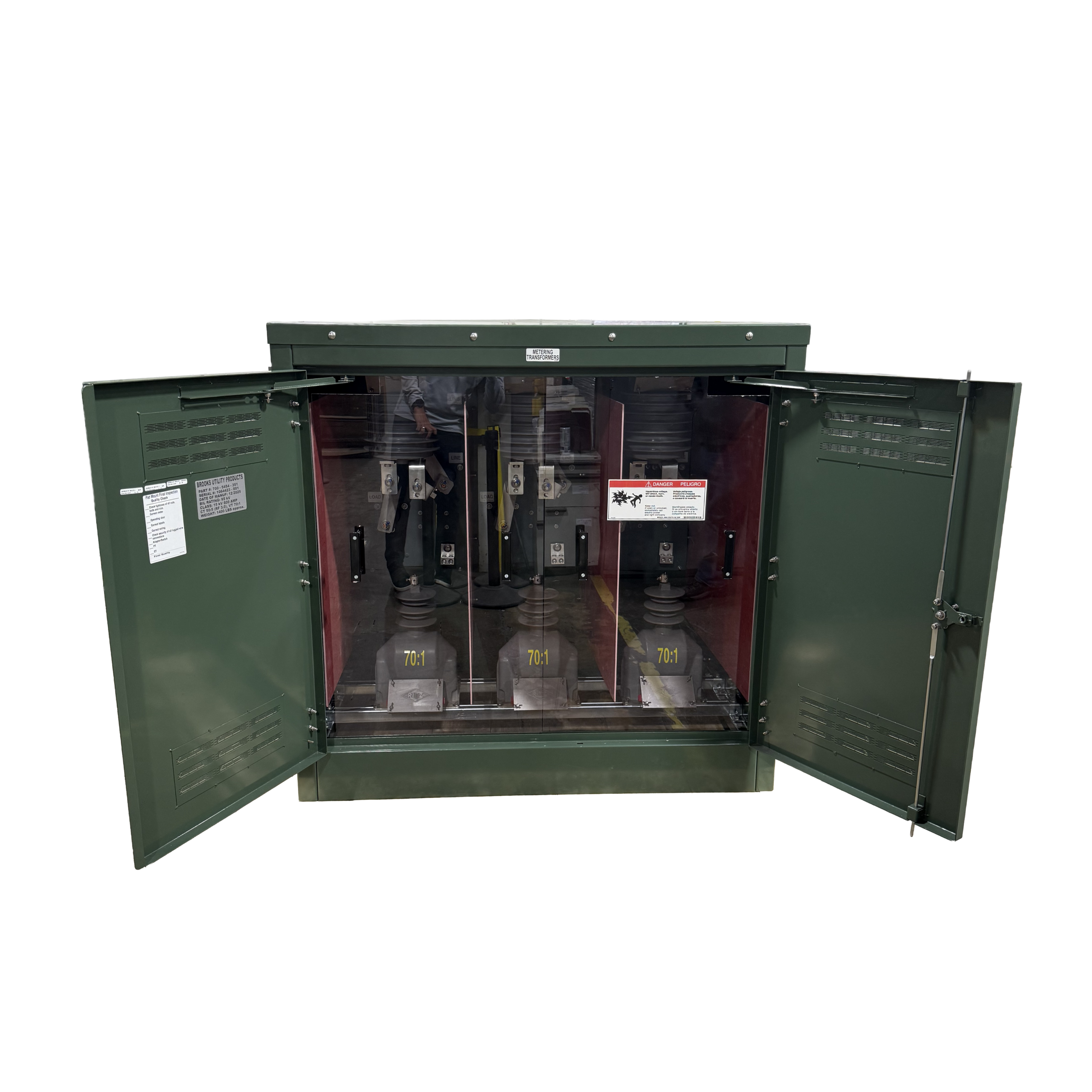 5454 Compact Pad Mount Primary Metering Cabinet